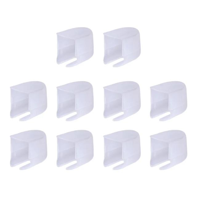 Conjunto de 10 Pincéis de Mistura com Alças Ergonômicas para Pintura e Artesanato em Diversas Cores