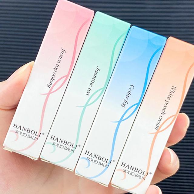 Bastões de Perfume Sólidos 4 Unidades Longa Duração Natural Fresco Portátil Bolso Bálsamo Sólido