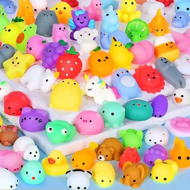 20 Pçs Brinquedos Anti-Stress Animais Desenho Animado para Crianças