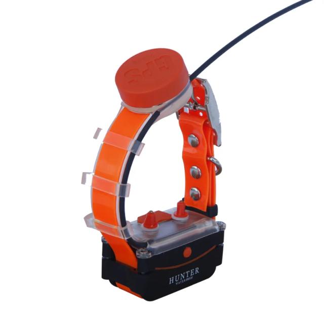 Novo coleira rastreadora de cães gps à prova d'água com função de treinamento para caça gps dtr 25000 pro colar extra