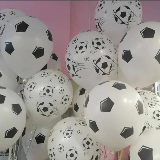 Balões de Hélio de Látex para Festa de Aniversário: 15 Unidades para Decorar com Futebol e Celebrar com Estilo