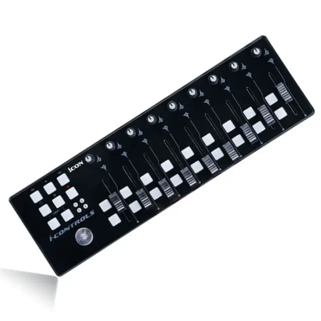 Manual do ICON-iControls Fader: Mini Controlador MIDI USB com Joystick e Controles Múltiplos para DJ e Mixagem