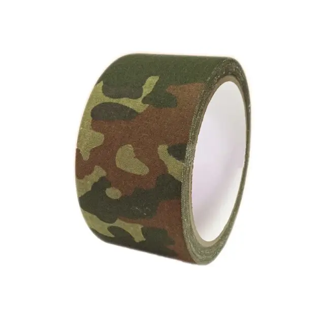 Fita de Camuflagem Impermeável Auto-Adesiva para Caça e Atividades ao Ar Livre - 0,05m x 5m (2" x 196")