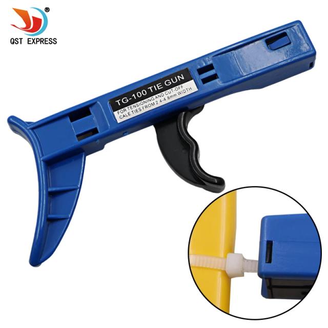 TG-100: Ferramenta de Corte e Fixação Ideal para Pistola de Cable Tie e Fitas de Nylon de 2.4 a 4.8mm