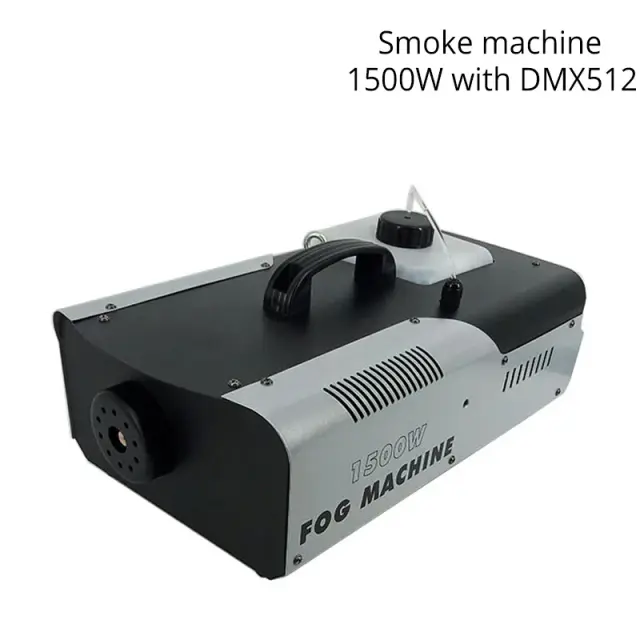 Máquina de Fumaça RGB com Controle Remoto 1500W para Casamentos e Festas de Halloween
