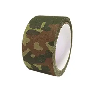 Fita Adesiva Camuflada 10m x 10m para Caça e Acampamento - Discreta e Versátil, disponível em tamanhos de 0.05m x 10m e 2 polegadas x 390