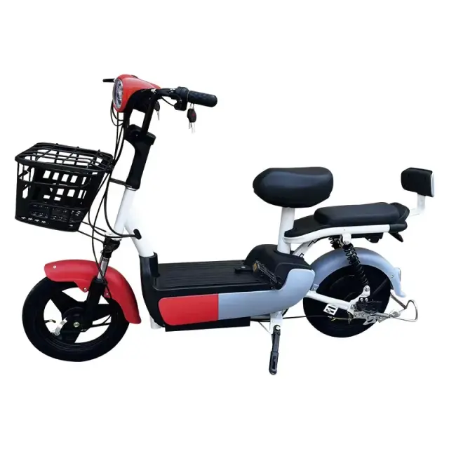 Carro elétrico bateria bicicleta homens e mulheres carro elétrico adulto de duas rodas