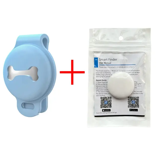 Rastreador GPS Inteligente para Animais de Estimação: Localização Segura para Cães, Gatos e Pássaros com Bluetooth Anti-Perda