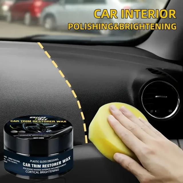 Agente de Reparo de Plástico de Carro Cristalina Agente de Revestimento de Cera de Renovação de Interior e Painel de Carro 200ml