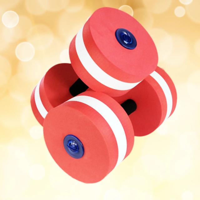 2 Pçs Halteres EVA Flutuantes para Hidroginástica e Treinamento de Resistência Aquática