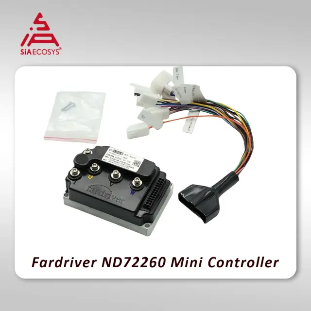 FARDRIVER ND72260 MiNi12 Controlador BLDC Hall Programável 72V 260A para Motocicletas 1500W