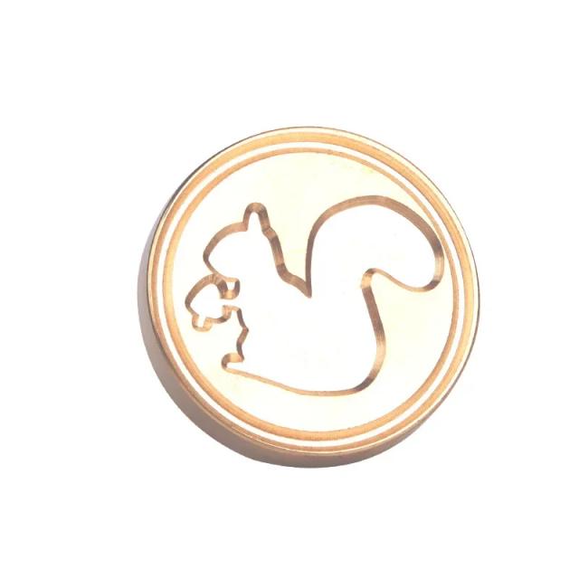 Selo de Vedação de Cera com Animais - Cavalo, Coelho, Lobo, Pássaro e Abelha para Envelope e Scrapbooking - 25mm