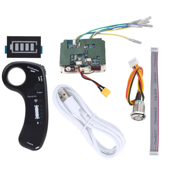 Controlador de Scooter Elétrica Sinusoidal Dual Drive com Controle Remoto