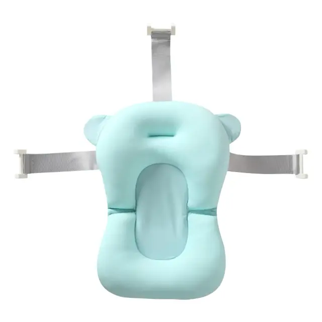 Almofada de Banho para Bebês Recém-nascidos com Travesseiro Flutuante, Conforto e Apoio Portátil para 0-12 Meses