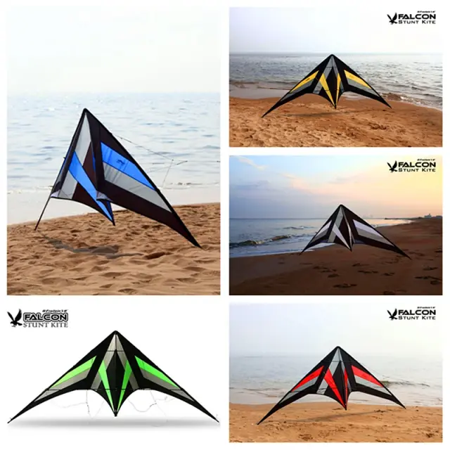 Dublê Profissional de Kite Falcon 250cm: Pipa de Energia para Ballet Aéreo e Formação com Linha Dupla para Adultos