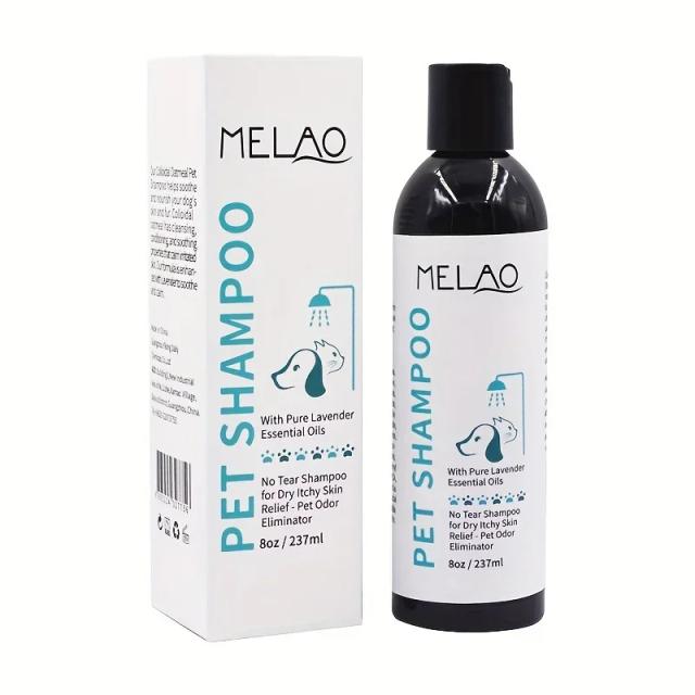Shampoo Natural Melao para Pets: Alívio para Pele Seca e Coceira em Cães e Gatos