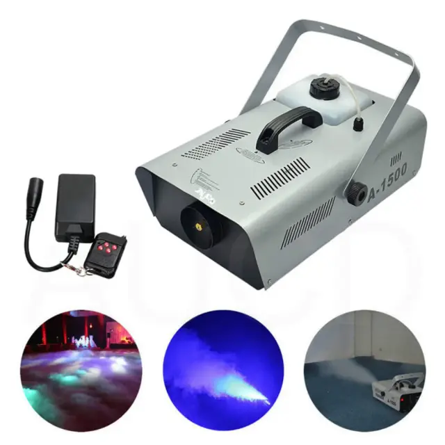 Potente Máquina de Fumaça de 1500W com Controle Remoto - Ideal para Festas, Casamentos e Shows