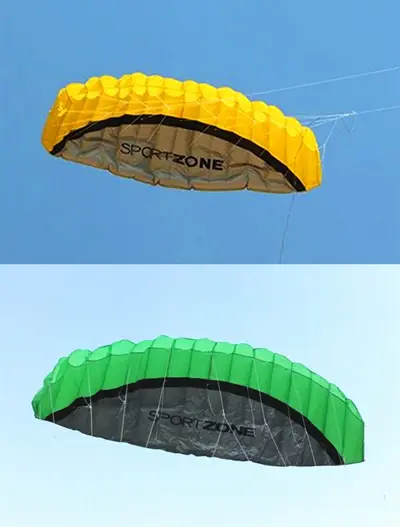 Kite de Parafoil Dupla Line, 2.5m, Ideal para Surf e Diversão ao Ar Livre, Frete Grátis