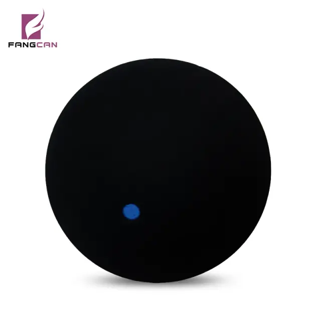 Bola de Squash de Borracha para Iniciantes e Treinamento, Raquete Ponto Vermelho, Azul e Amarelo, Velocidade Rápida, 1 Unidade