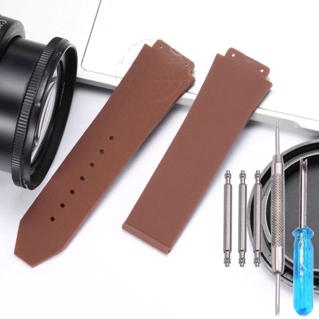 Pulseira de Silicone 25x19mm para Hublot Big Bang - Esportiva e Impermeável