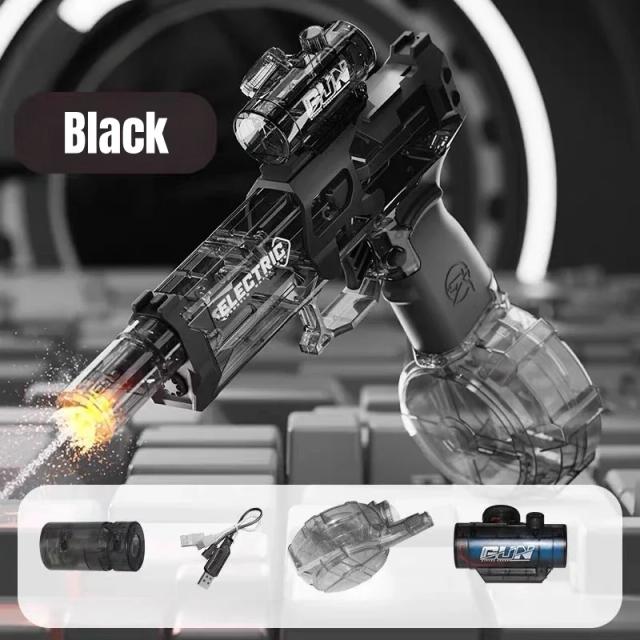 Pistola Elétrica Automática com Chama Simulada para Diversão em Praia e Piscina, Ideal para Jogos ao Ar Livre e Presentes para Crianças