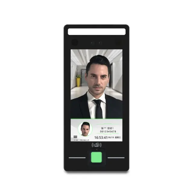 Leitor Biométrico de Cartão com Reconhecimento Facial para Produtos Acessíveis