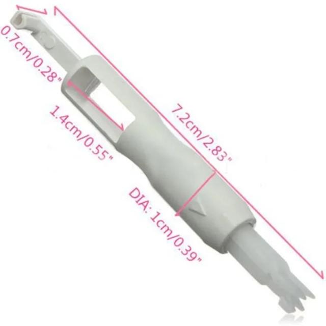 Máquina de Inserção de Ponto de Agulha Threader com 50 Peças: Ferramenta Prática para Costura à Mão e Arco de Fio