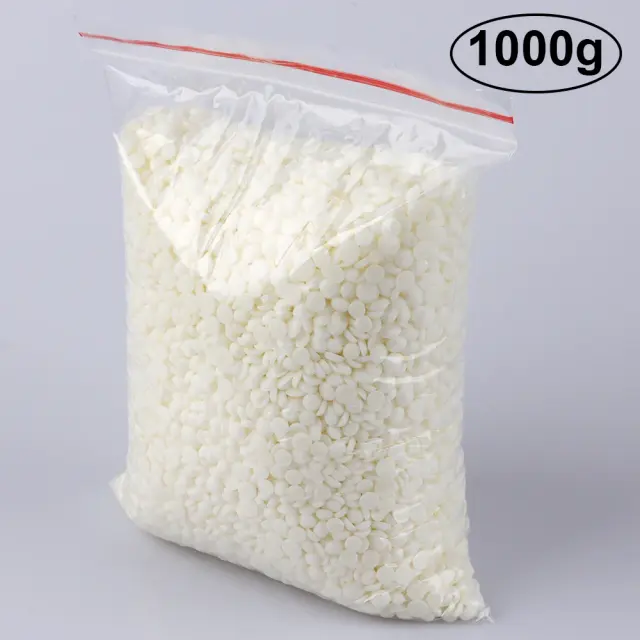 Vela Perfumada Granular de Cera de Soja Natural 100% Pura para DIY - 1kg de Materiais Sem Aditivos
