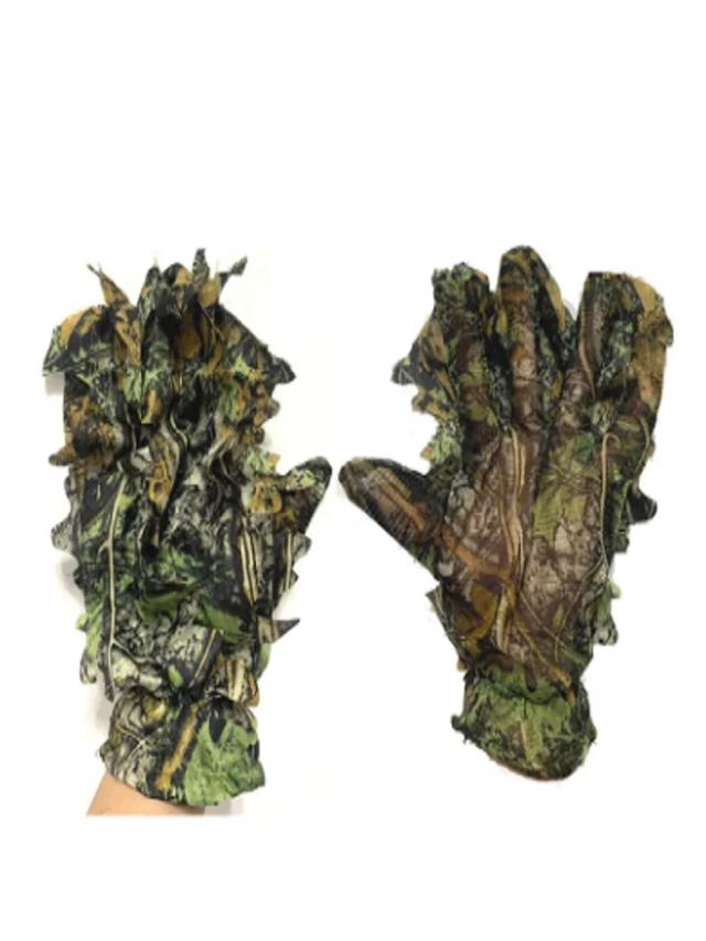 Camuflagem Ghillie Suit Leopardo Bionic com Luvas e Acessórios para Fotografia em Selva e Vida Selvagem