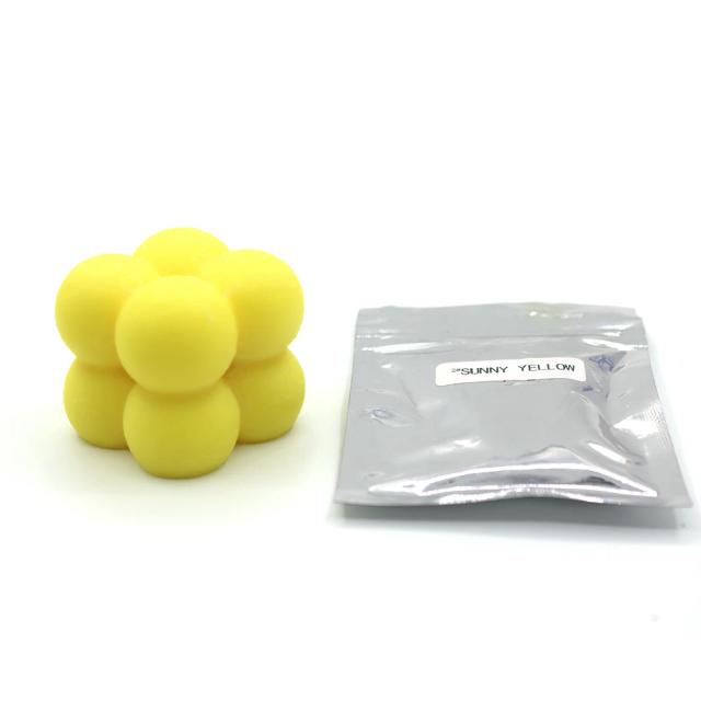 Cores Vibrantes para Velas: Chips de Cor para Cera de Soja, Cera de Abelha e Parafina - 5g por Saco para Artesanato em Velas