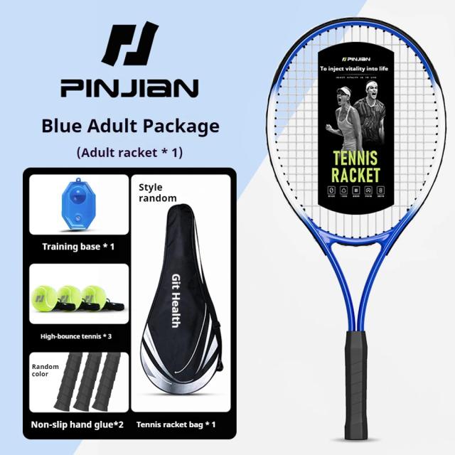 Conjunto de Raquetes de Tênis com Saco Inclusivo, Ideal para Iniciantes e Praticantes de Esportes ao Ar Livre