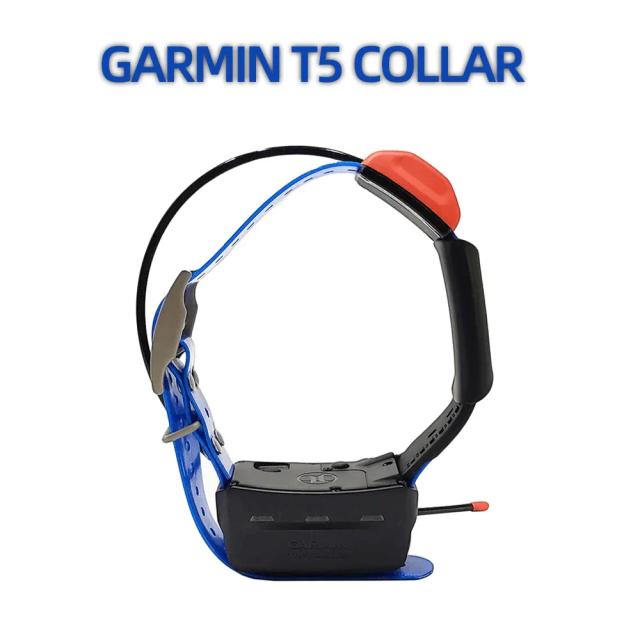 Dispositivo de Rastreamento GPS para Cães Garmin T5 X: Coleira Resistente, À Prova D'Água e Ideal para Treinamento com Alta Sensibilidade em Azul