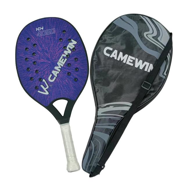 Raquete de Tênis de Praia Camewin para Adultos em Material Plástico PP - Ideal para Homens e Mulheres em Esportes ao Ar Livre