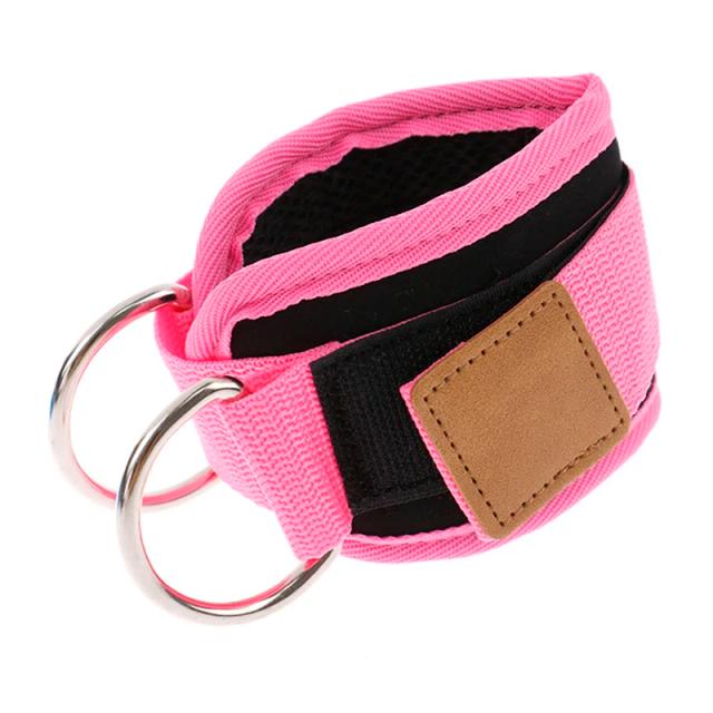 Correia de Tornozelo com Punho Acolchoado para Máquinas de Cabo - Protetor de Tornozelo para Ginásio e Treinamento Fitness