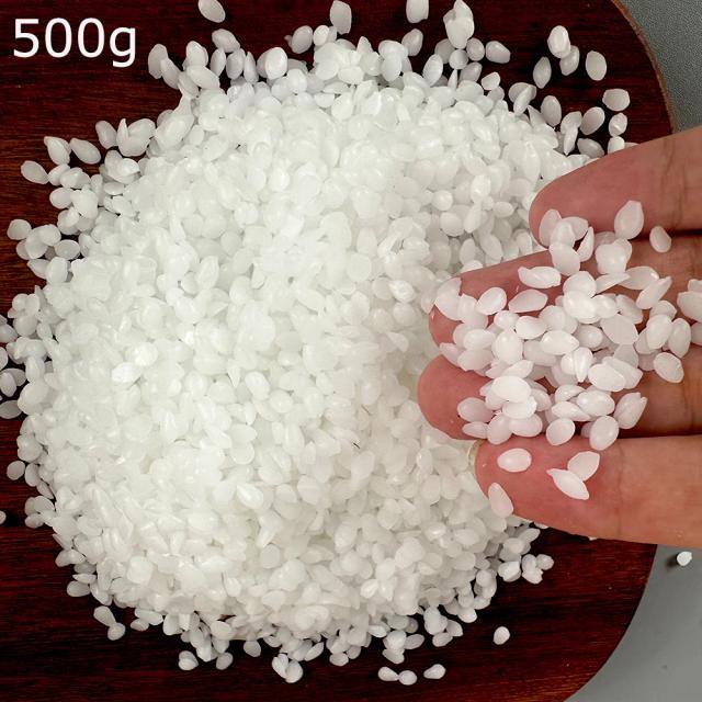 Cera de Abelha Granulada Branca Pura para Fabricação de Velas DIY - 1000g Sem Aditivos e Ideal para Velas Perfumadas em Atacado