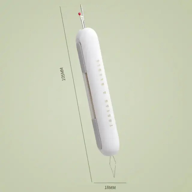 Agulha Threader Automático 2 em 1 para Costura com Removedor de Linha e Estripador de Costura