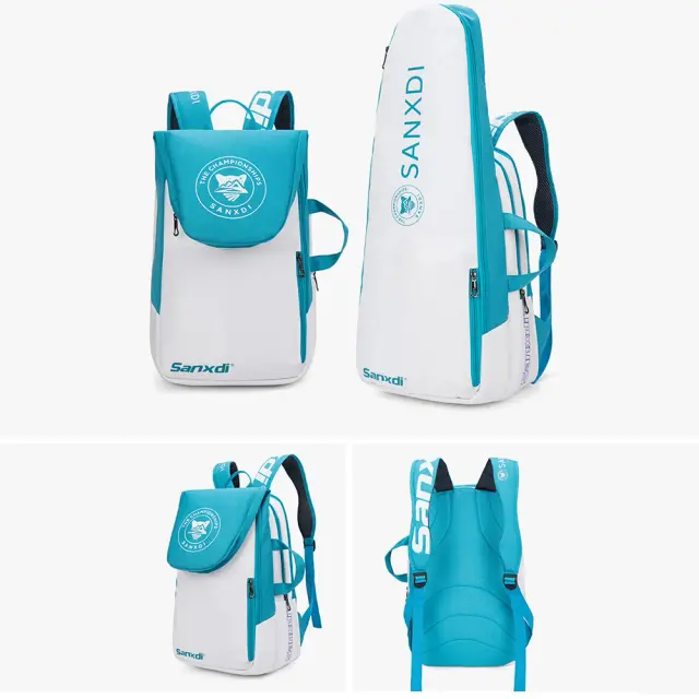 Mochila Esportiva de Alta Capacidade Impermeável para Tênis, Squash e Badminton para Homens e Mulheres