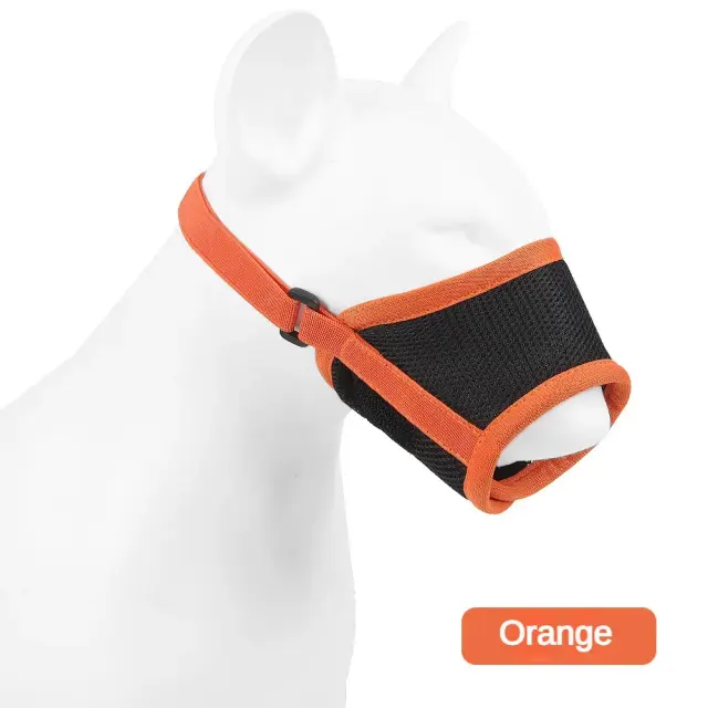 Focinho Respirável Anti-Latido e Anti-Mordida para Cachorros - Ideal para Conforto e Controle