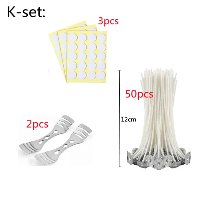 Kit Completo para Fazer Velas Artesanais: Cera de Abelha, Potes, Pavio e Ferramentas DIY